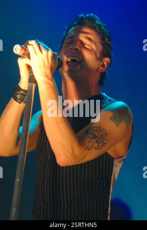 Dave Gahan cantante dei Depeche Mode nel suo progetto solista Plays Live at Werchter | Dave gahan le chanteur de Depenche Mode en Concert à Werchter prop Foto Stock