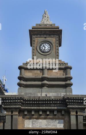Bomanjee Hormarjee Wadia Clock Tower, Mumbai, Maharashtra, India, Asia Foto Stock