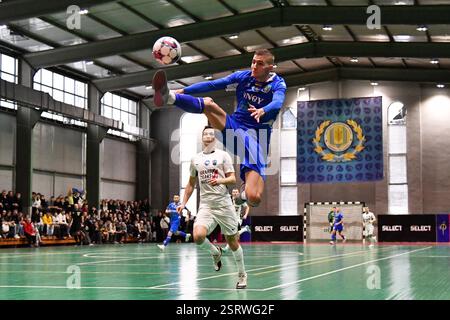 Kiev, Ucraina. 15 febbraio 2025. Kiev, Ucraina 15 febbraio 2024 Coppa Ucraina Favbet. Round di 16.secondo tappa tra FC HIT Kyiv e Aurora Kyiv - a Kiev, Ucraina (KUBANOV PAVLO UKR/SPP) credito: SPP Sport Press Photo. /Alamy Live News Foto Stock