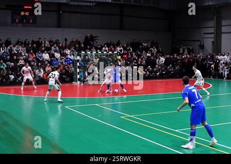 Kiev, Ucraina. 15 febbraio 2025. Kiev, Ucraina 15 febbraio 2024 Coppa Ucraina Favbet. Round di 16.secondo tappa tra FC HIT Kyiv e Aurora Kyiv - a Kiev, Ucraina (KUBANOV PAVLO UKR/SPP) credito: SPP Sport Press Photo. /Alamy Live News Foto Stock