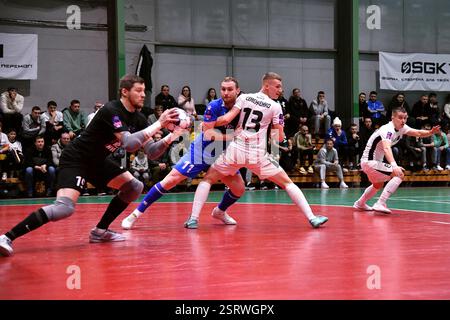 Kiev, Ucraina. 15 febbraio 2025. Kiev, Ucraina 15 febbraio 2024 Coppa Ucraina Favbet. Round di 16.secondo tappa tra FC HIT Kyiv e Aurora Kyiv - a Kiev, Ucraina (KUBANOV PAVLO UKR/SPP) credito: SPP Sport Press Photo. /Alamy Live News Foto Stock