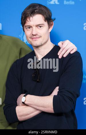 Berlino, Germania. 16 febbraio 2025. Sam Riley visto al Photocall for Islands durante il Berlinale (Berlin Film Festival) al Grand Hyatt Berlin. Foto di Julie Edwards./Alamy Live News Foto Stock