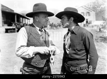 BILLY THE KID [US 1930] WALLACE BEERY nel ruolo di Pat Garrett, JOHNNY MACK BROWN nel ruolo di Billy the Kid data: 1930 Foto Stock