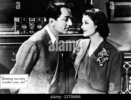UN ALTRO UOMO MAGRO [US 1939] WILLIAM POWELL, MYRNA LOY data: 1939 Foto Stock