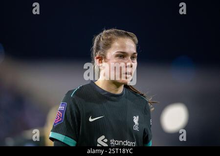 Manchester, Regno Unito. 16 febbraio 2025. Manchester, Inghilterra, domenica 16 febbraio 2025 Headshot di Lucy Parry (2 Liverpool). Manchester City / Liverpool, WSL, Joie Stadium, Manchester, Inghilterra, 16 febbraio 2025 (Sean Walsh/SPP) credito: SPP Sport Press Photo. /Alamy Live News Foto Stock