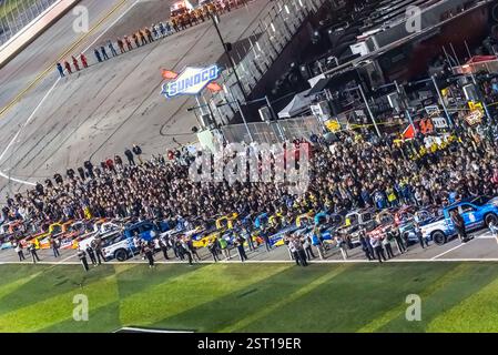 Daytona Beach, Florida, Stati Uniti. 14 febbraio 2025. L'autodromo Daytona International Speedway ospita il Fresh From Florida 250 a Daytona Beach, Florida. (Credit Image: © Walter G. Arce Sr./ASP via ZUMA Press Wire) SOLO PER USO EDITORIALE! Non per USO commerciale! Foto Stock