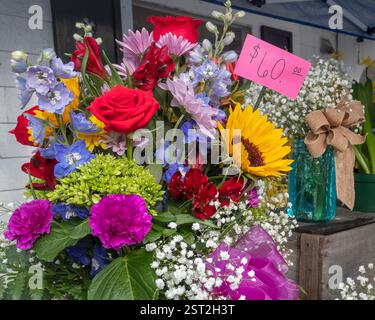 Un grande bouquet di fiori Foto Stock