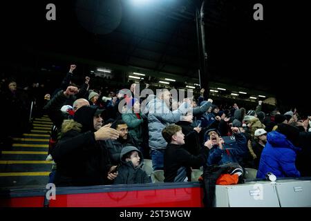 GB. LONDRA, 15 febbraio 2025 - tifosi durante la partita di Premier League tra Crystal Palace e Everton allo stadio Selhurst Park. Foto Sebastian Frej Foto Stock