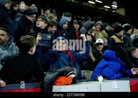 GB. LONDRA, 15 febbraio 2025 - tifosi durante la partita di Premier League tra Crystal Palace e Everton allo stadio Selhurst Park. Foto Sebastian Frej Foto Stock
