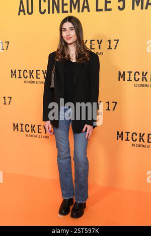 Parigi, Francia. 16 febbraio 2025. Charlotte Poree credito: Abaca Press/Alamy Live News Foto Stock