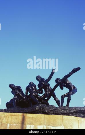 Trionfo del lavoro a Marina Beach 25-1-1959 Anna Square, Chennai, Tamil Nadu, India, Asia Foto Stock