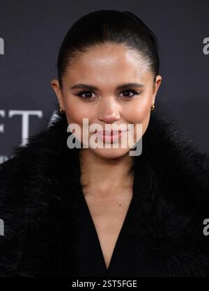 Londra, Regno Unito. 16 febbraio 2025. Jessica Plummer arriva agli EE BAFTA Film Awards 2025, la Royal Festival Hall. Crediti: Doug Peters/EMPICS/Alamy Foto Stock
