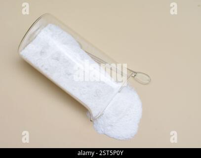 Il diossido di silicio, noto anche come silice, è un ossido di silicio con formula chimica SiO2 Foto Stock