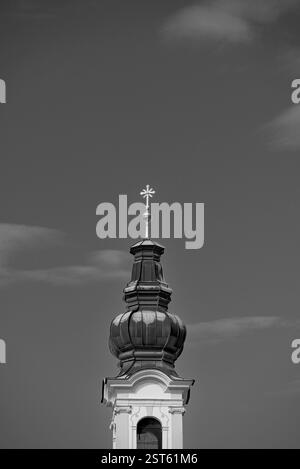 Torre della Chiesa nella città di Saltzburg Austria Foto Stock