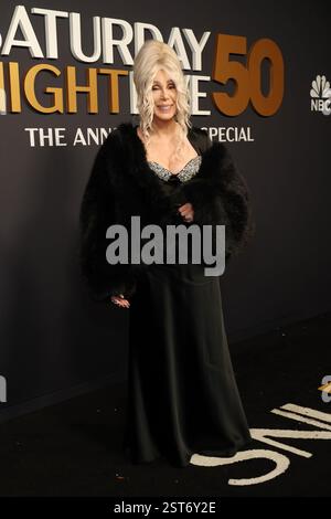 New York, Stati Uniti. 16 febbraio 2025. SNL50: IL TAPPETO ROSSO -- nella foto: Cher domenica 16 febbraio 2025 -- (foto di Kevin Mazur/NBC via Credit: SIPA USA/Alamy Live News Foto Stock