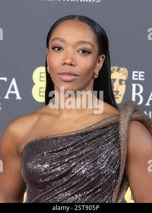 Londra, Regno Unito. 16 febbraio 2025. Partecipa agli EE BAFTA's Film Awards Red Carpet Arrivals, 16 febbraio 2025 a Londra, Inghilterra, Regno Unito. Credito: S.A.M./Alamy Live News Foto Stock