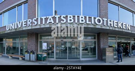 Universitätsbibliotheken tu Berlin und UDK Berlin, Fasanenstraße, Charlottenburg, Berlin, Deutschland Foto Stock