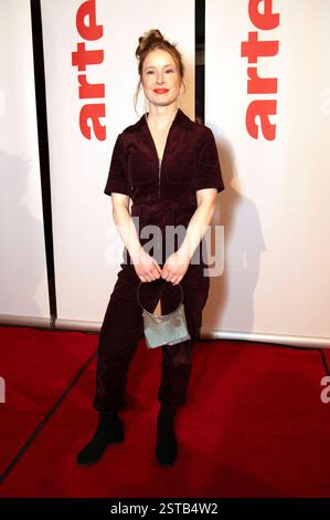 Odine Johne beim ARTE Empfang im Rahmen der Berlinale 2025 in der Akademie der Künste am Pariser Platz. Berlino, 17.02.2025 *** Odine Johne all'ARTE Reception come parte della Berlinale 2025 presso l'Akademie der Künste su Pariser Platz Berlino, 17 02 2025 foto:XJ.xKnowlesx/xFuturexImagex arte 5266 Foto Stock