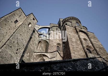 Sacra di San Michele, Torino, Italia Foto Stock
