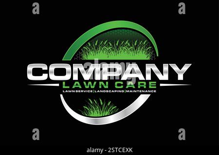 prato cura logo design idea creativa vettore design ispirazione Illustrazione Vettoriale