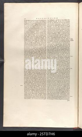 Un'incisione storica del 1667 le Grand Atlas di Joan Blaeu, volume 6, che mostra mappe topografiche e parte della collezione topografica King George III della British Library. Foto Stock