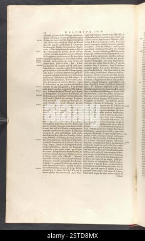 Un'incisione su lastra di rame dal 1667 le Grand Atlas di Joan Blaeu, volume 6, ora conservata nella King George III Topographical Collection della British Library. Foto Stock