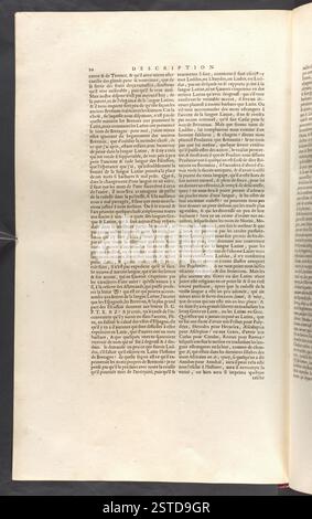 Un'incisione storica dell'edizione 1667 di le Grand Atlas di Joan Blaeu, volume 6. La mappa fa parte della King George III Topographical Collection della British Library. Foto Stock