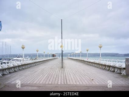 Ingresso al molo Princess presso il porticciolo di Torquay, Devon, Inghilterra. Foto Stock
