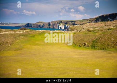 Royal Portrush Golf Club, ambientazione per il British Open Championship 2025 Foto Stock