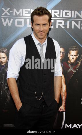 Ryan Reynolds alla prima di Los Angeles di X-Men Origins: Wolverine tenutasi al Grauman's Chinese Theatre di Hollywood, USA il 28 aprile 2009. Foto Stock