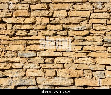 Muro di pietra texture Foto Stock