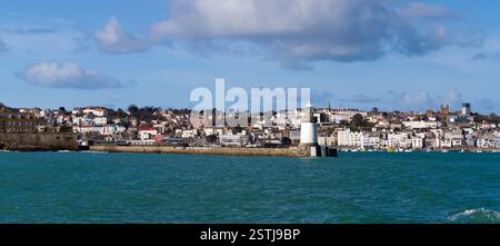 St. Peter, Port Guernsey Foto Stock