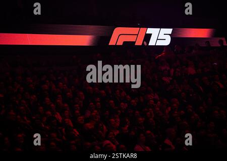Londra, Emirati Arabi Unis. 18 febbraio 2025. La folla durante l'evento di lancio della stagione O2, F1 2025 di F1 75, il 18 febbraio 2025 a Londra, Regno Unito - Photo Florent Gooden/DPPI Credit: DPPI Media/Alamy Live News Foto Stock