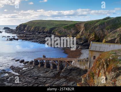 Stazione vecchia di Lizard Point Foto Stock