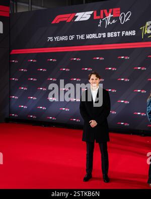 Londra, Regno Unito, 18 febbraio 2025, PIASTRI Oscar (aus), McLaren F1 Team MCL39, ritratto durante la F1 75 Live all'evento di lancio della stagione O2, F1 2025, il 18 febbraio 2025 a Londra, Regno Unito Foto Stock