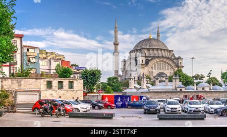 Nuruosmaniye moschea di Istanbul, Turchia Foto Stock