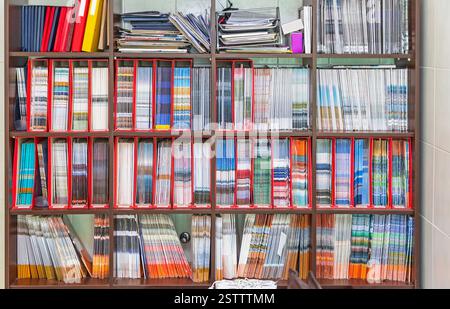 Mensola di libro Foto Stock