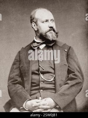 Charles Gounod. Fotografia ritratto del compositore francese Charles-Francois Gounod (1818-1893), circa 1870 Foto Stock