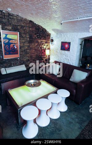 The Soda Bar a Cardiff, Galles, Regno Unito il 15 febbraio 2005 Fotografia: ROB WATKINS Foto Stock