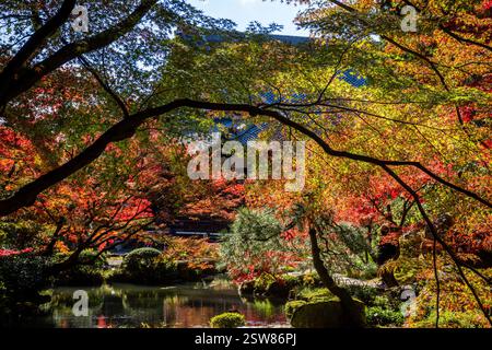 Konkai Komyouji Temple Gardens Kyoto Giappone Foto Stock