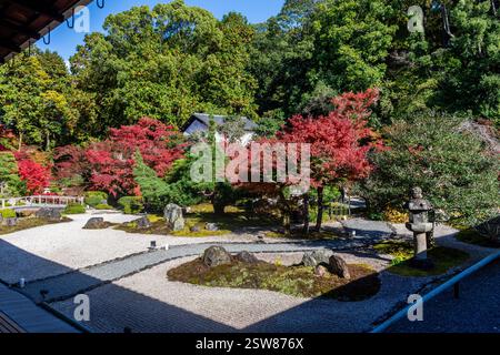 Konkai Komyouji Temple Gardens Kyoto Giappone Foto Stock