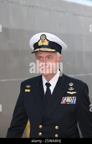 Giornata di apertura della Marina ellenica al porto del Pireo per celebrare l'indipendenza greca il 25 marzo 2024 Foto Stock