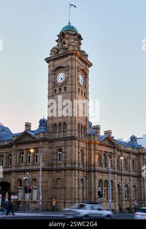 L'ufficio postale generale fu costruito tra il 1901 e il 1905 - Hobart, Tasmania, Australia Foto Stock