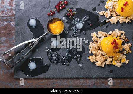 Sorbetto al Mango Foto Stock