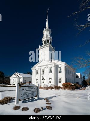 Avon Chiesa congregazionale   Avon, Connecticut, Stati Uniti d'America Foto Stock