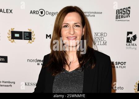 Ulrike Frank bei der Daffne Verleihung von der Deutschen Akademie fuer Fernsehen AM 21.02.2025 a Berlino Foto Stock