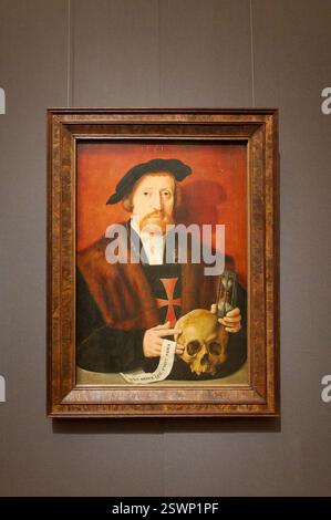 Vienna, Austria. Museo di storia dell'arte (Kunsthistorisches Museum Wien) nel primo distretto, Bartholomäus Bruyn il Vecchio (1493-1555), Ritratto di un Cavaliere dell'ordine, 1531 Foto Stock
