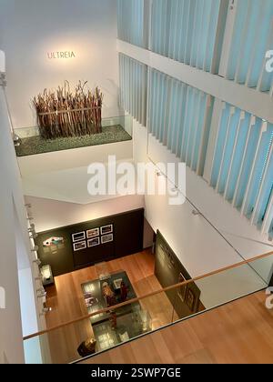 Mostre al Museo das Peregrinacións e de Santiago' (Museo del pellegrinaggio e Santiago), Santiago de Compostela, Galizia, Spagna Foto Stock