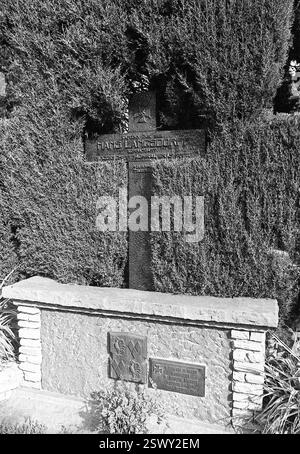 Ufficiale navale tedesco Hans Wilhelm Langsdorff grave, Chacarita Cemetery, Buenos Aires, Argentina, novembre 30, 1976. Foto Stock