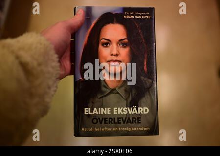 Markaryd, Kronoberg, Svezia. 21 febbraio 2025. Sopravvissuta di Elaine Eksvärd. Foto Stock